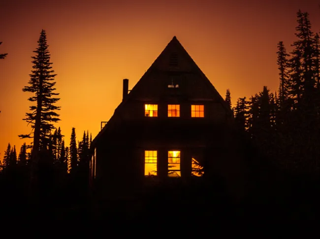 cabin in woods